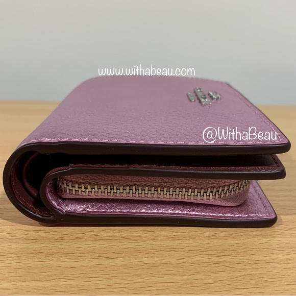 Coach Snap Wallet - Silver/Metallic Lilac (Limited Edition) - Picture 4 of 10
